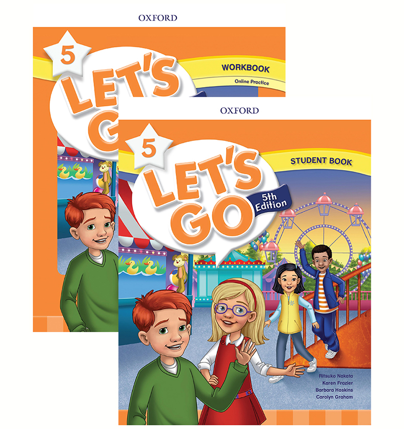 Combo 2 Sách Let's Go 5th Student Book + Work Book Tập 5