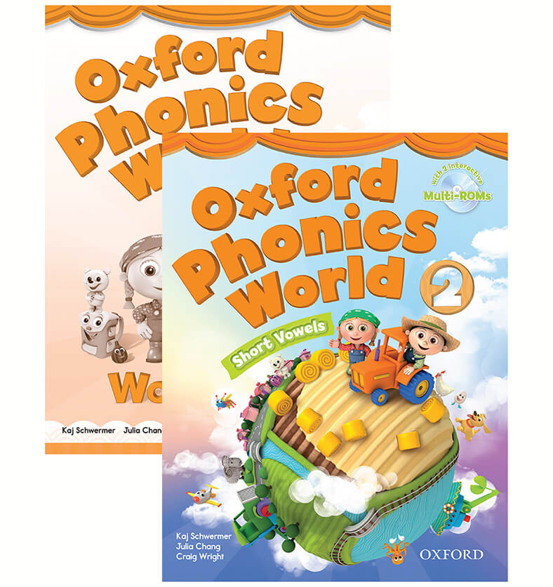 Combo 2 Sách Oxford Phonics World Tập 2 Student Book + Work Book