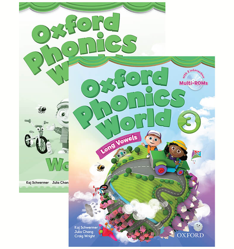 Combo 2 Sách Oxford Phonics World Tập 3 Student Book + Work Book