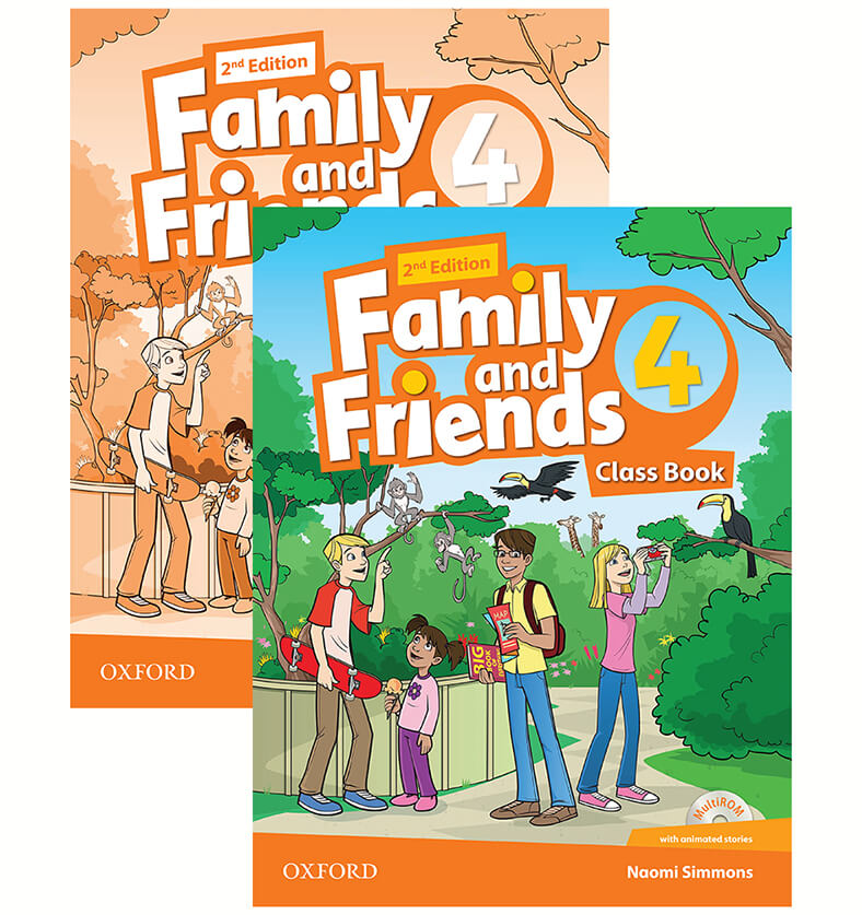 Combo 2 Sách Family and Friends 4  2nd  Class Book + Work Book